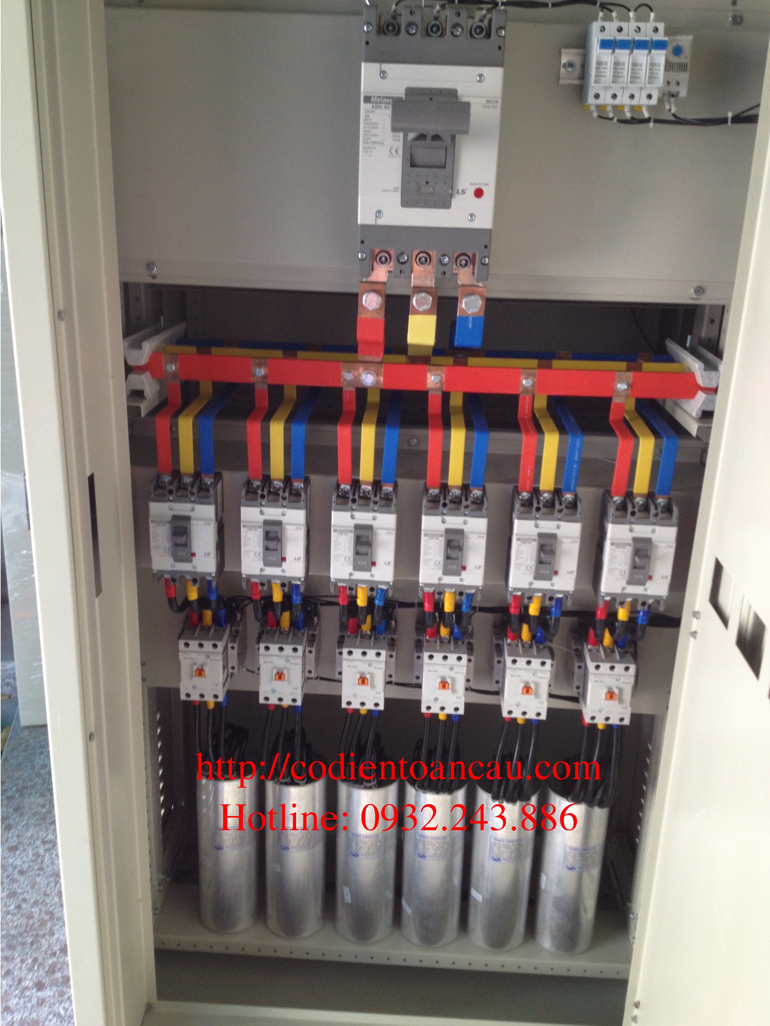 Tủ điện bù công suất - Công Ty TNHH Thiết Bị Tự Động Hóa Toàn Cầu